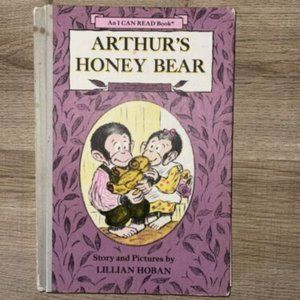 Lilliam Hoban ARTHUR'S HONEY BEAR: First Edition Hardcover ‘74, I Can Read Book
